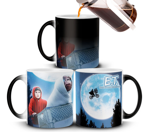 Taza Mágica Et Extraterrestre Pelicula Infantil Spielberg Color Negro Et Extra Terrestre