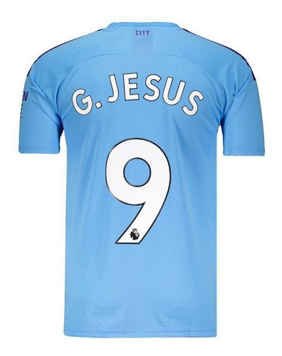 Camisa  Puma Manchester City Home 2020 9 G. Jesus