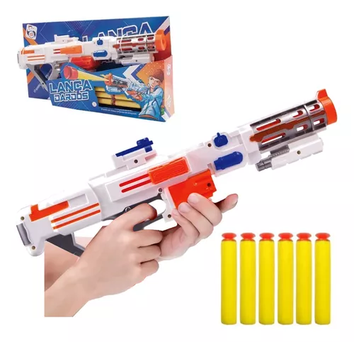 PISTOLA NERF ARMA LANÇA DARDOS ARMINHA DE BRINQUEDO