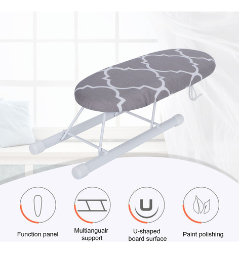. Minitabla De Planchar Classic Grid Con Mangas Plegables