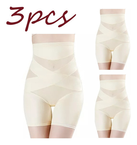 Pack De 3 Pantalones Moldeadores De Cintura Alta