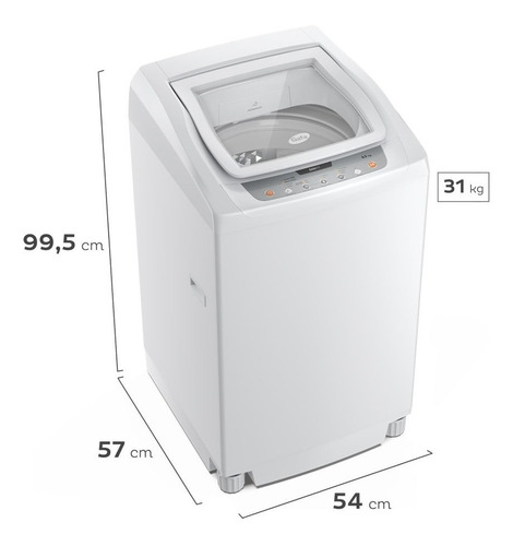 Lavarropas automático Gafa DigiFit blanco 6.5kg 220 V