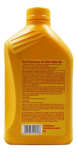 Shell Ax5 20w-50 Mineral