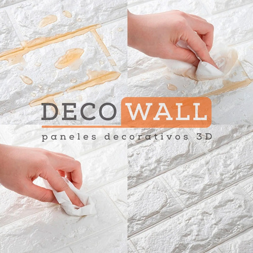 Pared Decowall Placa Auto-adhesiva! 3d! Envios Por 4 Placas!