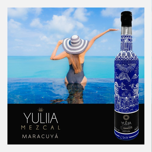 Licor A Base De Mezcal Espadín Sabor Maracuyá Yuliia 500ml