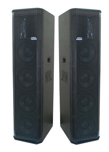 Caixa Som Amplificada Ativa E Passiva Line Array 4x8 1800w 