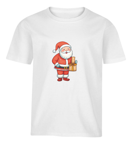 Playera Bebé Estampado Santa Claus Sonriendo - Navidad