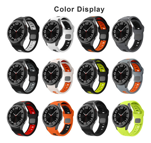 Correa De Reloj De Silicona Para Samsung Galaxy Watch 7/6 20
