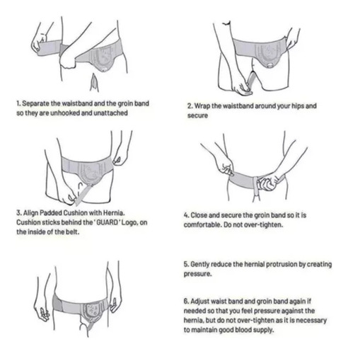 Cinturón De Soporte Para Hernia Inguinal