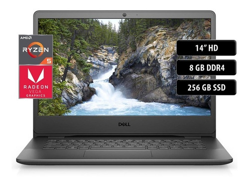 Imagen 1 de 5 de Notebook Gamer Dell Amd Ryzen 5 3450u 8gb 256ssd 14´ Nueva