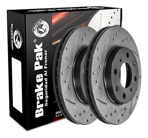 Disco De Freno Brakepak Audi A3 1.8 - Precio X Par 