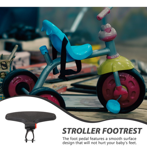 Cochecito De Bebé Con Pedal, Reposapiés Extensible