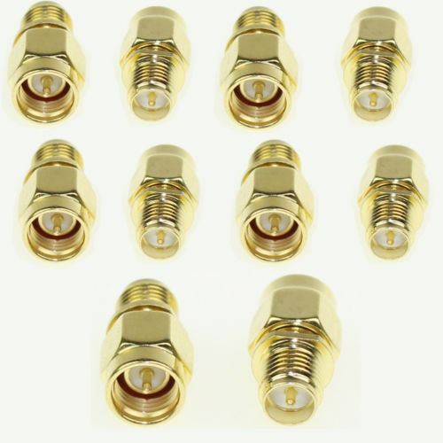 Jack Macho Del Paquete 10 Pcs Sma Rp-sma Hembra Enchufe Rf C