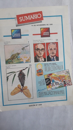 Revista Infantil Antigua * Billiken * N° 3436 (Usado)