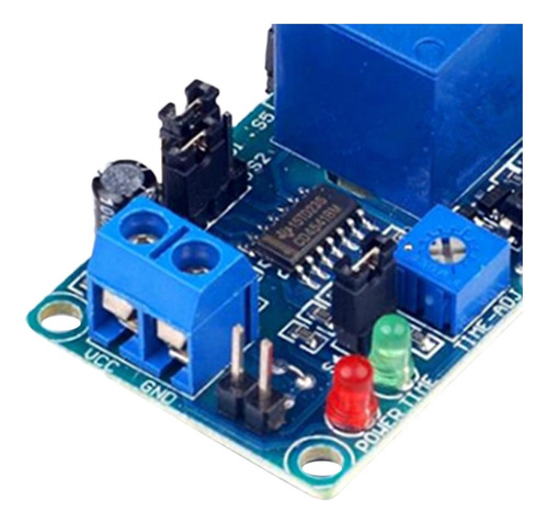 2xdc 12v Delay Timer Relay Módulo De Circuito De Retardo De