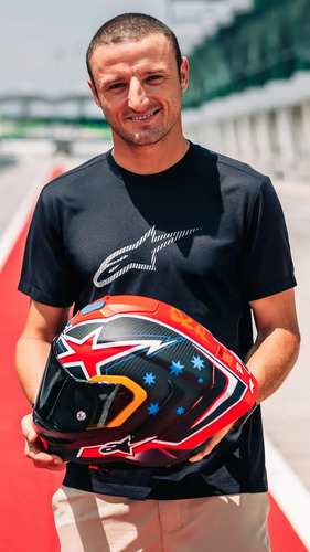 Capacete Top Speed Alpinestars Supertech Sr10 R10 J. Miller