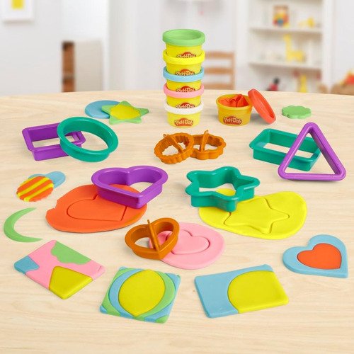 Play Doh Formas 6 Botes Y 9 Moldes 170g Hasbro