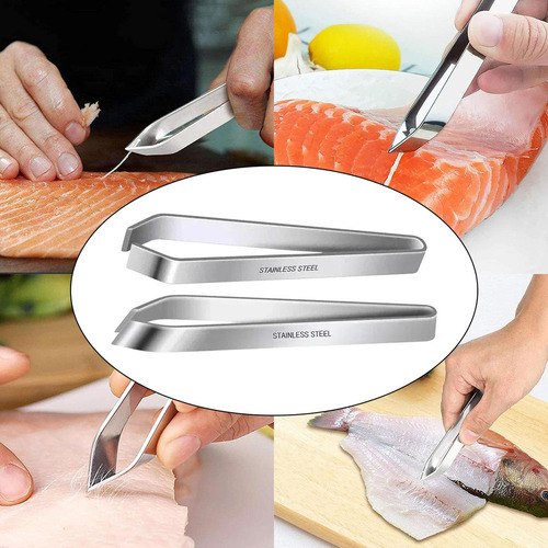 Pinzas Para Espinas De Pescado De 2 Piezas, Herramienta ,