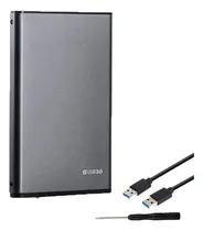 Comprar Case Para Disco Duro Carcasa Para Disco Duro Gabinete Case Disco Duro Hdd Metal Pluma Usb 3.0 5gbps Sata Y Ssd 2.5 Inch Gris Jeeyee