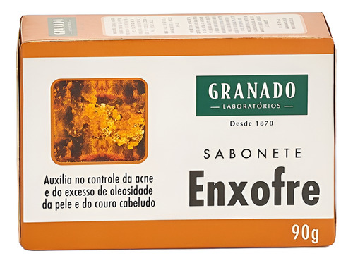 Kit Sabonete Granado Enxofre 90g - Embalagem Com 12 Unidades