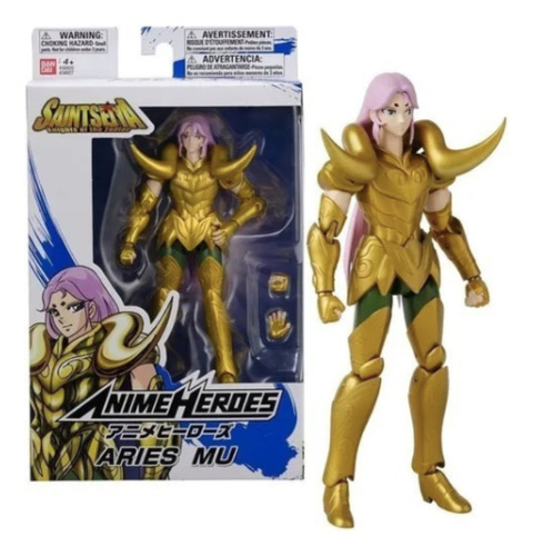 Figura Saint Seiya Mu De Aries Anime Heroes