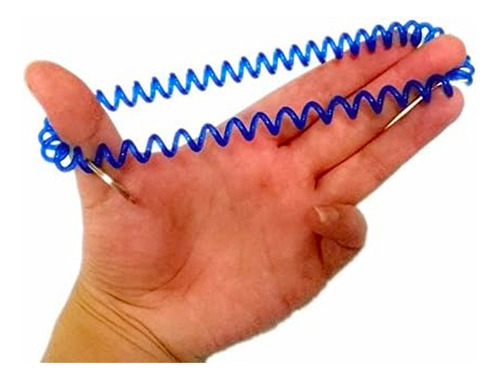 Llavero Elastico Espiral Pulsera Escolar Oficina 55mm 24 Pzs Color Mixto Al Azar
