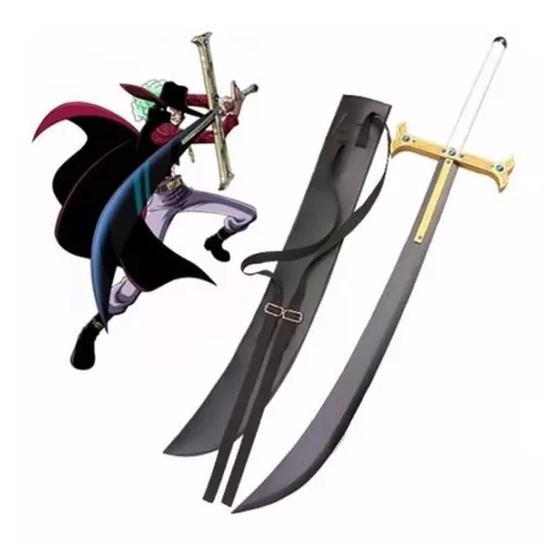  Swordmaster - Espada japonesa de anime de fantasía Mihawk hoja  curvada : Deportes y Actividades al Aire Libre