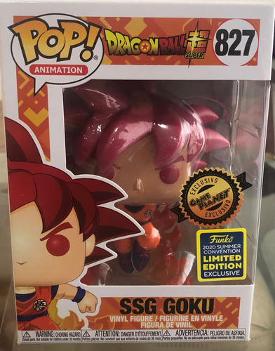 Funko-pop! Original Dragon Ball Super Ssg Goku #827