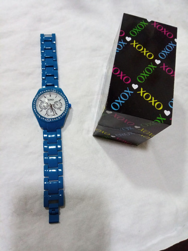 Reloj Xoxo Original Azul 