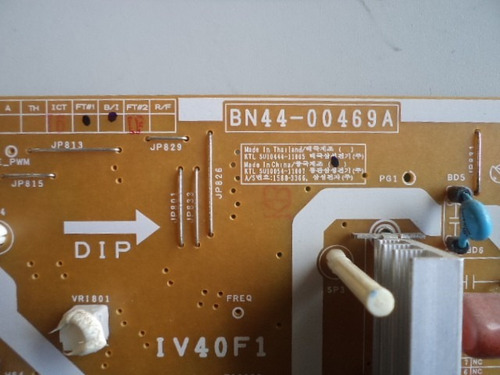 Placa Da Fonte Tv Samsung Ln40d550k, Ln40d503f7g Bn44-00469a