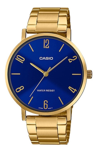 Imagen 1 de 9 de Reloj Casio Original Casual Mtp-vt01g-2b2