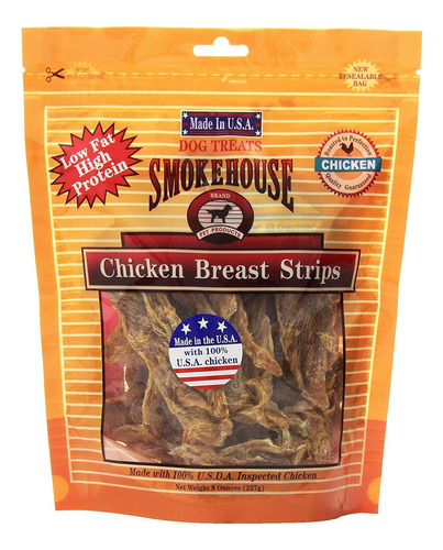 Smokehouse 100 % Natural De Pechuga De Pollo Tiras Para Perr