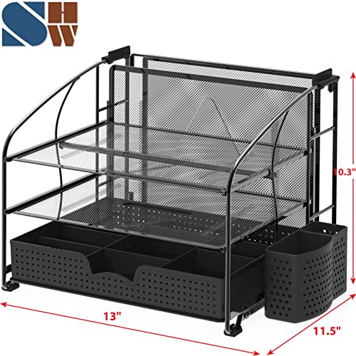 Organizador De Escritorio Simple Para El Hogar 3 Bandejas