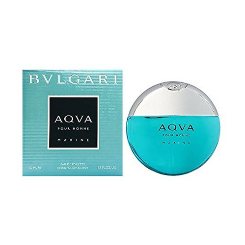 Eau De Toilette Edt Aqva Marine De Bvlgari Para Hombre, 502