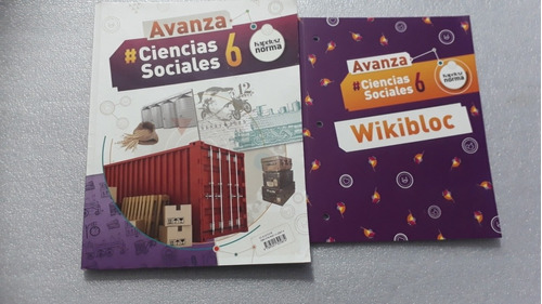 Ciencias Sociales 6 Avanza Kapelusz C/ Ficha. Muy Buen Estad