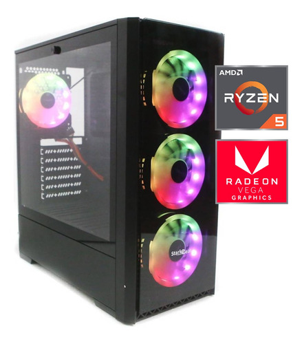 Pc Gamer Amd Ryzen 5 5600 6 Nucleos 16gb 1tb M2 Radeon Vega7