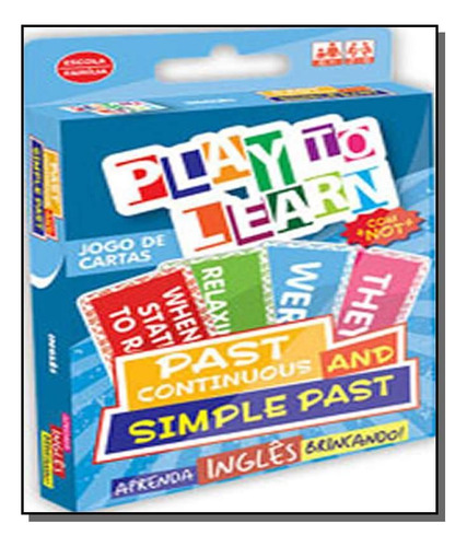 Play To Learn - Past Continuous And Simple Past -, De Diversos Autores. Editora Play To Learn, Capa Mole Em Português, 2021