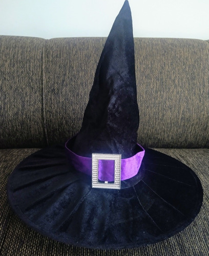 Imagen 1 de 2 de Sombrero De Bruja Y Peluca Para Hallowen
