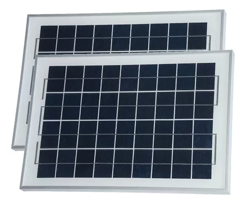 Oferta Pack X 2 Panel Solar 10w Policristalino - Enertik