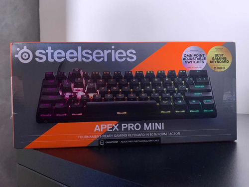 Teclado Steelseries Apex Pro Mini Rgb Gamer, 60% Color del teclado: negro Idioma: inglés (EE. UU.)
