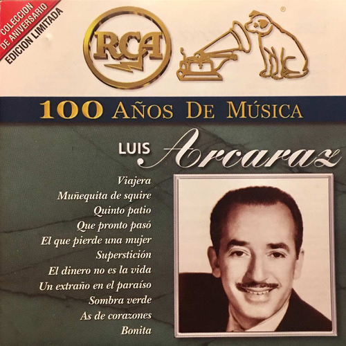 Cd Luis Arcaraz 100 Años De Musica 2cds