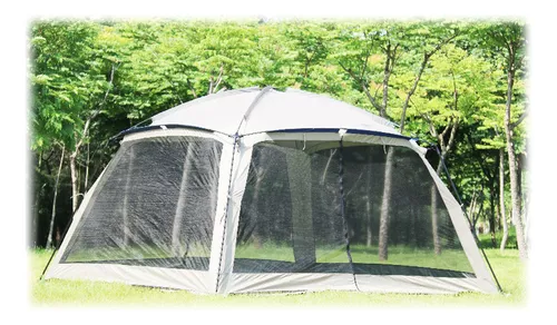 Toldo Carpa Sombra 4x3m UV50 Gazebo Lona Vela Camping — El Rey del