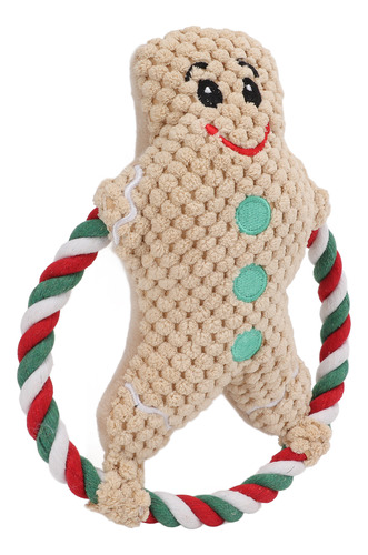 Juguete Masticable De Peluche Navideño Para Perros De Peluch