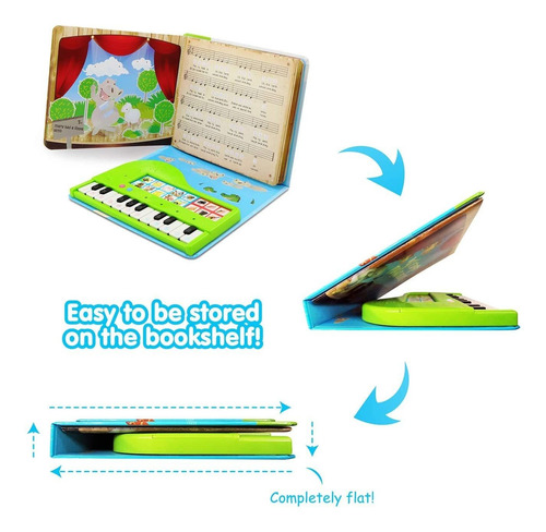 Libro de aprendizaje mejor Mi Primer Piano-Juguete Didáctico Musical para Niños pequeños Niños 3 