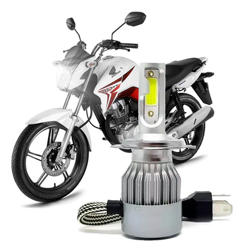 Lampada Ultra Led Farol 6000k Cg 150 Titan Ex / Mix Flex