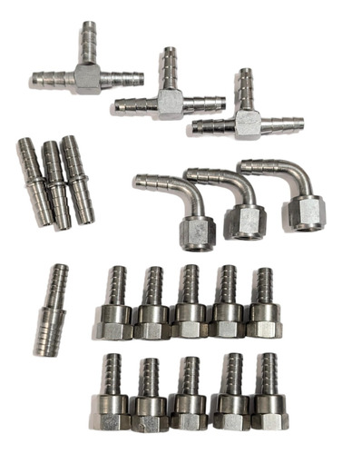 Kit Conexiones Conector Manguera Ball Lock Cerveza Barril