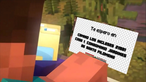 Invitación Vídeo Digital Minecraff De Cumpleaños