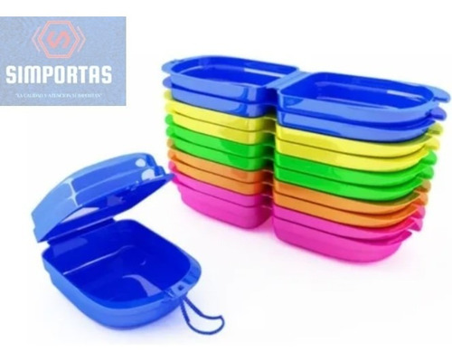 Imagen 1 de 3 de Cajas Para Guardar Prótesis Dental X 10 Unidades Santiago