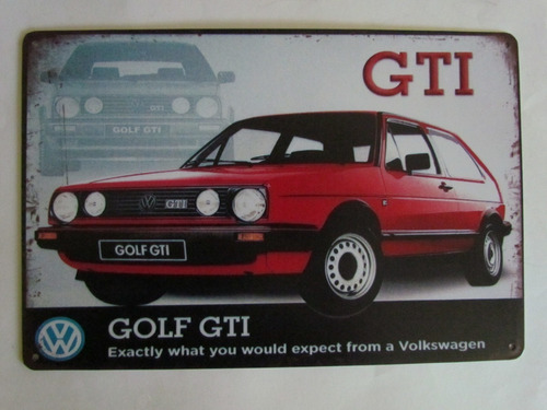 Línea de metal telescopio rodillo Poster Anuncio Cartel Placa Decoracion Gti Volkswagen Golf | Mercado Libre Línea de metal telescopio rodillo Poster Anuncio Cartel Placa Decoracion Gti Volkswagen Golf | Mercado Libre