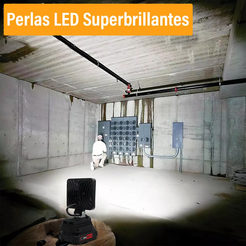Linterna Lamparas Led Recargable Luz Trabajo Y Camping 4inch